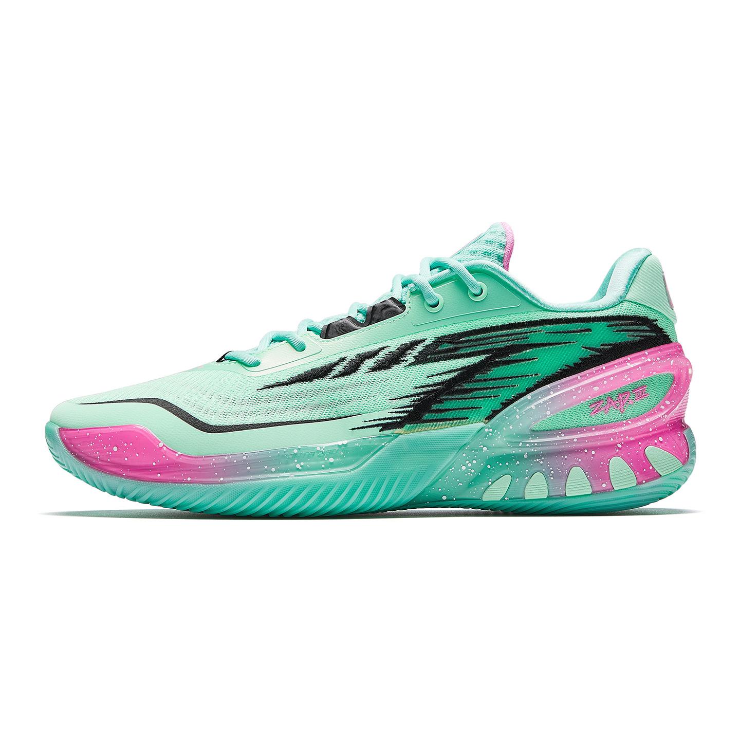 Anta A-Shock Pro Christmas Limited Edition Instant 3 Basketball Shoes Men Sneakers Green Pink 912611110-5 41