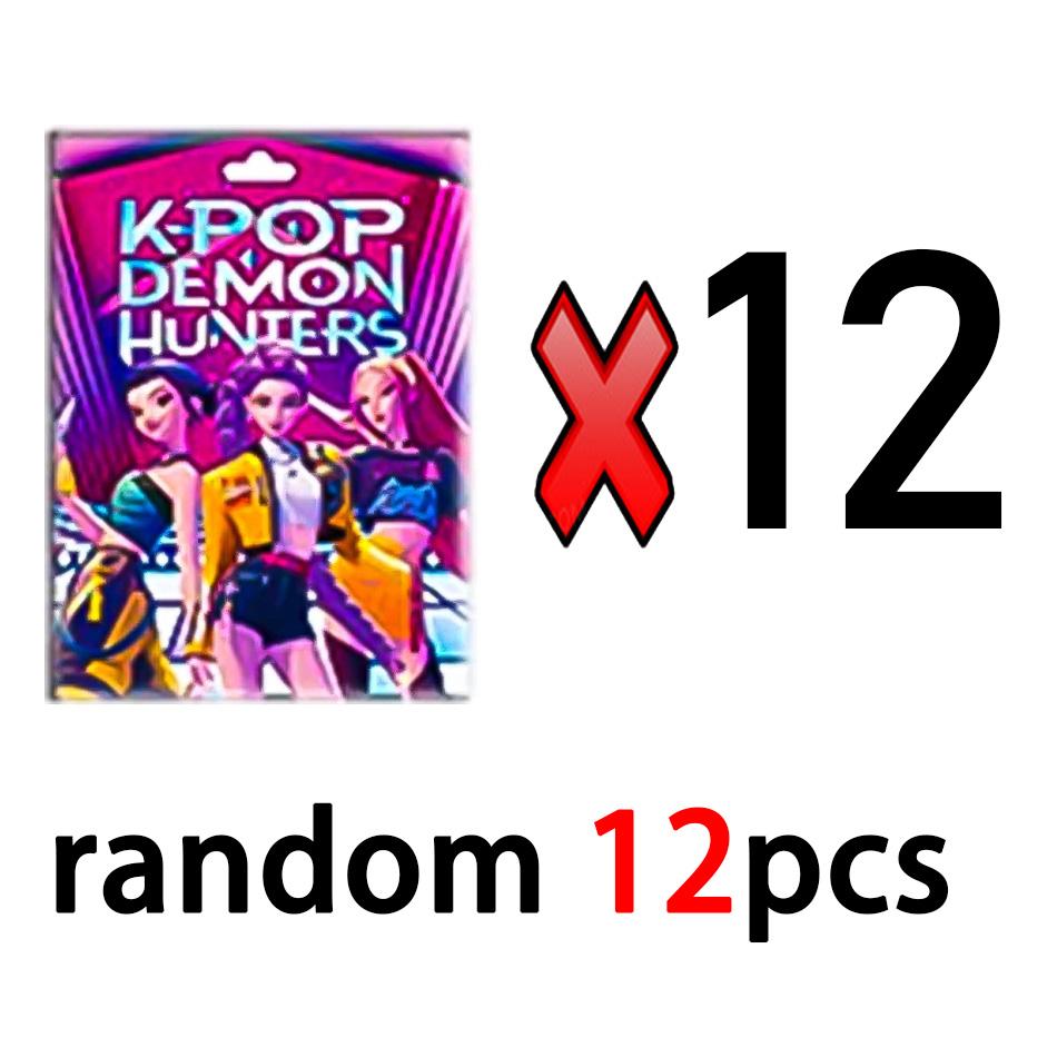 Kpop Demon Hunters Blind Box Figure Toy Set, Collectible, Derpy Tiger, Rumi, Mira, Zoey, Christmas Dolls for Fans, 1-24Pcs