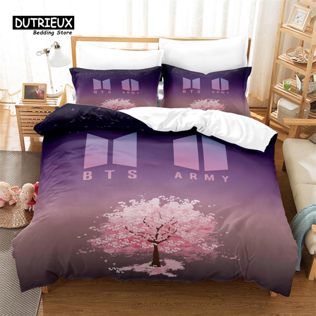 Modernes Kunstmuster Bettbezug-Set, Modisches Bettwäsche-Set, Weicher, bequemer, atmungsaktiver Bettbezug, Für Schlafzimmer, Gästezimmer-Dekor