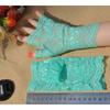 New Arrival Lace Half Finger Gloves Women's Thin Summer Silk Ice Short Sun Protection Driving Non Slip Elastic Fingerless Gloves Bridal Gloves