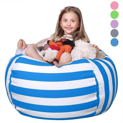 Small Stuffed  Bag Storage Chair,Stuff Sit Organization for Kids Stri