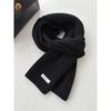 Exquisite Cashmere Scarf New Solid Color Versatile Winter Warm Knitted Scarf for Men and Women