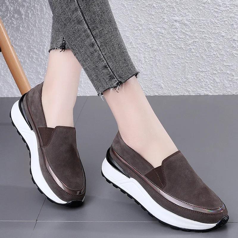 Fashion Shoes Women Casual Simple White Shoes Wear-resistant Women Shoes Sneakers 2025