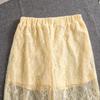 Girls' Fashionable Summer Outfit - Children's Sweet Sleeveless Top with Lace Detailing, Plus Wide-leg Pants Set
