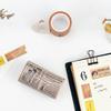 Gothic Washi Tape Vintage Love Lettering World Map Newspaper Journal Masking Tapes Sticker A6159