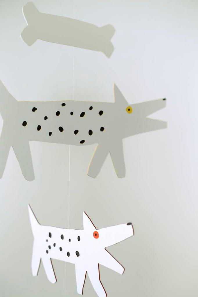 Mobilny prezent dla dziecka firmy Jun W21cm x Wyprodukowano w Japonii "Psy" Takabatake, H48cm,