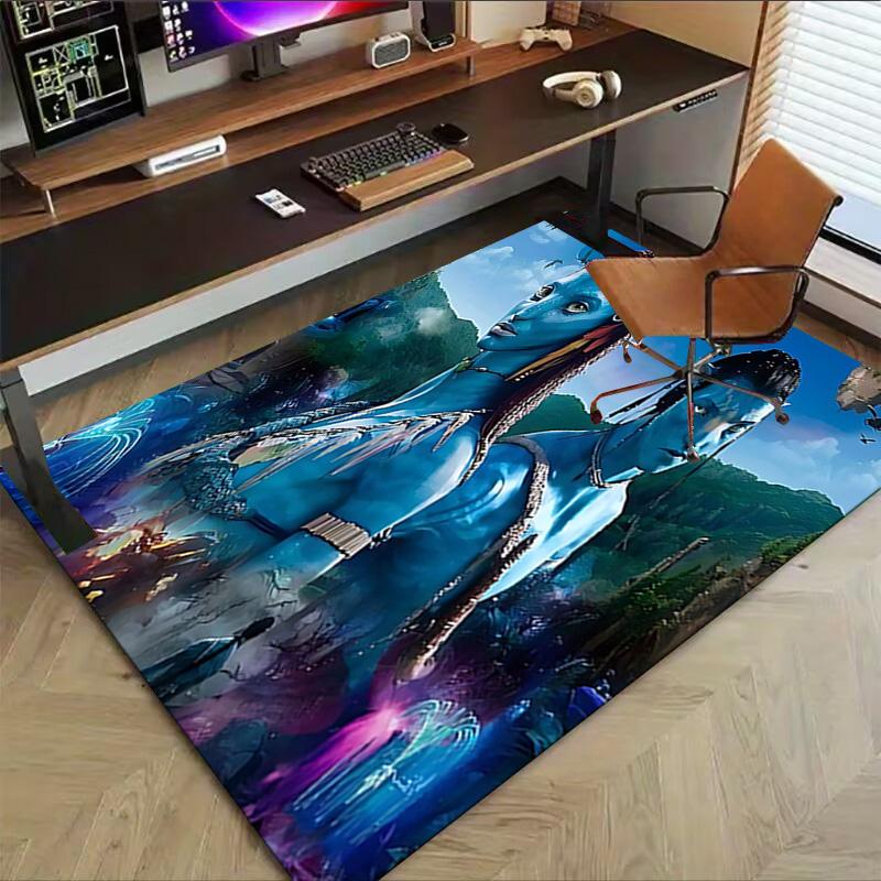1pz Tappeto Avventura Mondo Avatar per Stanza dei Giochi Camera da Letto Soggiorno Divano Arredamento Casa, Tappeto Area Giochi Bambini Tappetino Antiscivolo Y72928