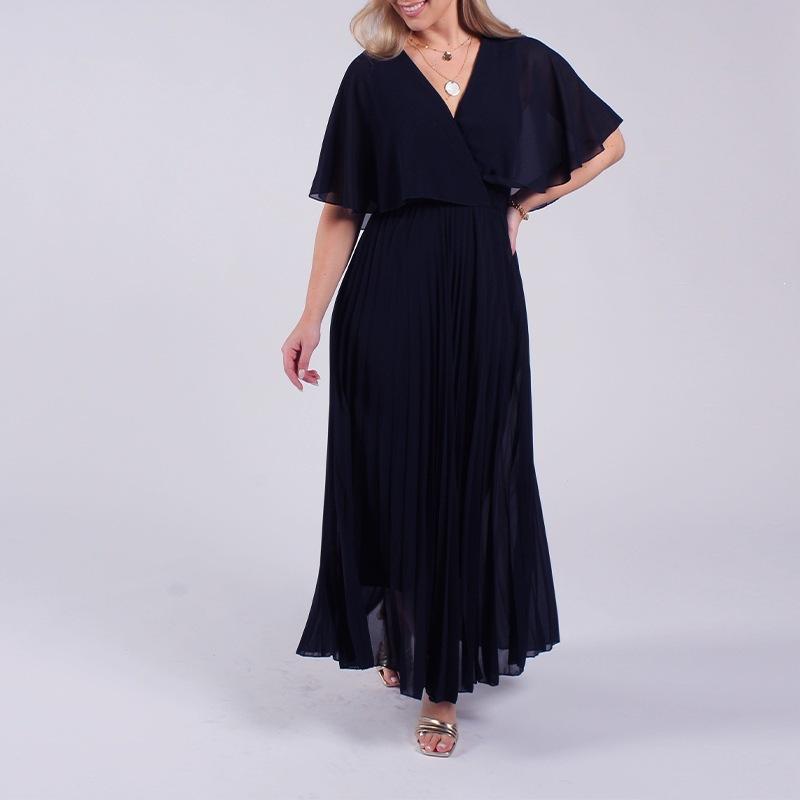 Spring And Summer New European And American Women s Clothing Fashionable And Elegant V-neck Net Color Strap 2XL