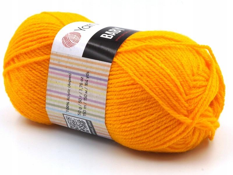 Yarnart Baby 586 50g Intense Yellow Mandarin