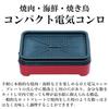 Mitsuya Electric Mini Yakiniku Grill/Hot Plate - Tabletop Grill - Compact Size Electric Grill - Low Smoke - Easy to Clean - Suitable for Yakitori and