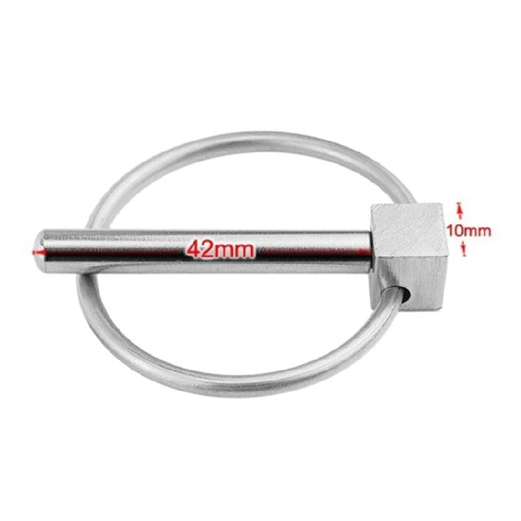 1/2 Pezzi Spilla di Sicurezza Rotonda in Acciaio Inossidabile Lynch Pin Robusto con Anelli Elementi di Fissaggio Clip di Ritenzione Ferramenta Antiruggine