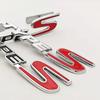 AAALZ1 3D Metal Type S Logo Front Grill Car Emblem Rear Trunk Badge Sticker Decal For Honda Civic Types CRV HRV Accord Fit Accessories