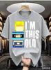 Im This Old Retro Tech Tshirt Vintage Floppy Disk Vhs Cassette Tape Graphic Funny Black Tee 90s Nostalgia Short Sleeve Gift