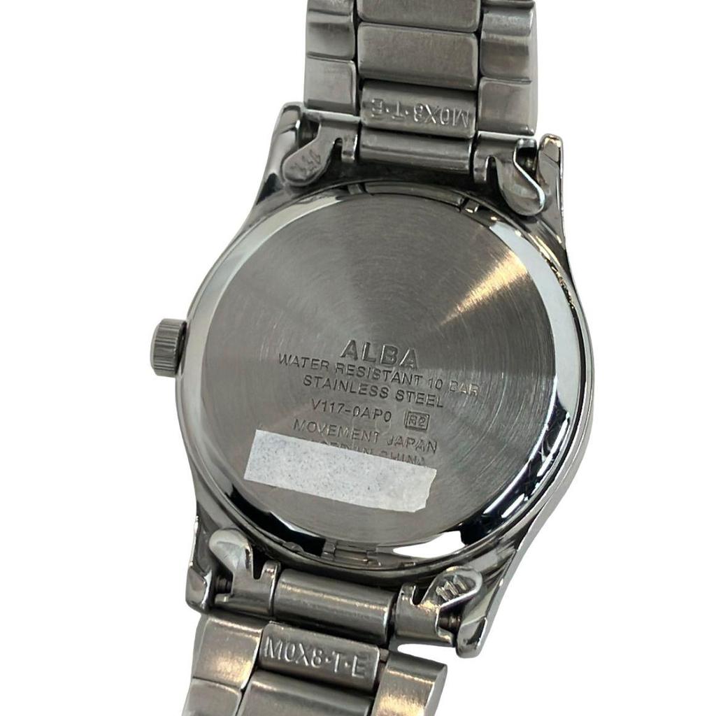 Used Alba Watch V117-0AP0 Solar Ladies ALBA
