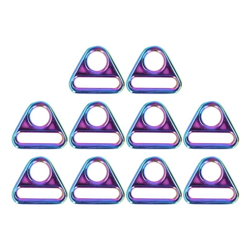 

10Pieces 25mm 0.98 Adjuster Triangular Buckles Hardware Accessories Alloy Triangular Buckles Triangular Adjuster 1