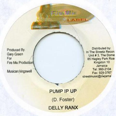 7inch Record DELLY RANKS / CHICO - Pump Ip Up / Watch The Hype Fire Mix 2006 Jamaica Reggae, Ska & Dub