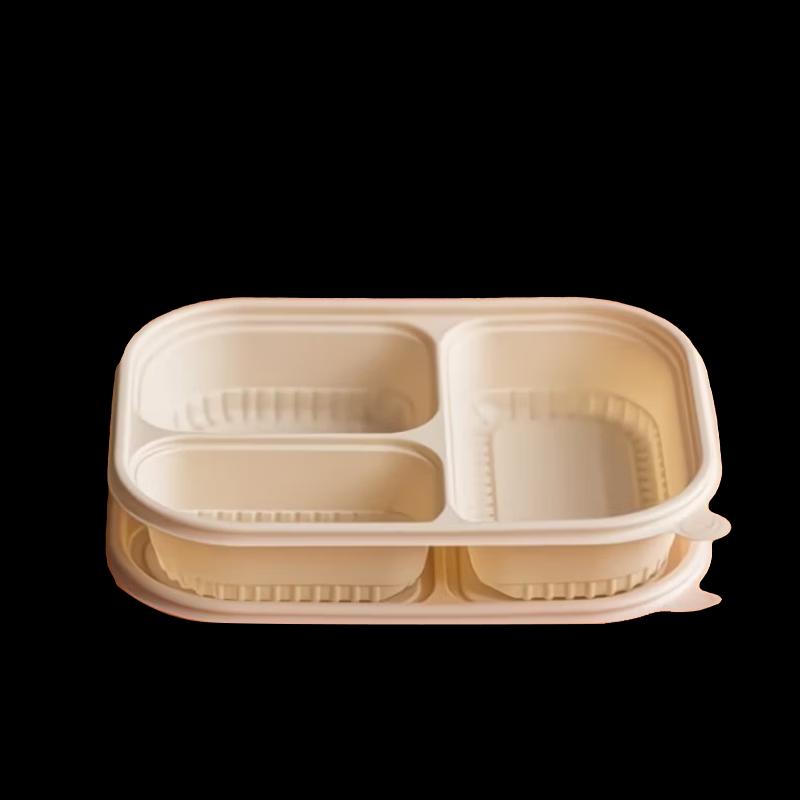 

Biodegradable Multi-Compartment Takeout Food Containers