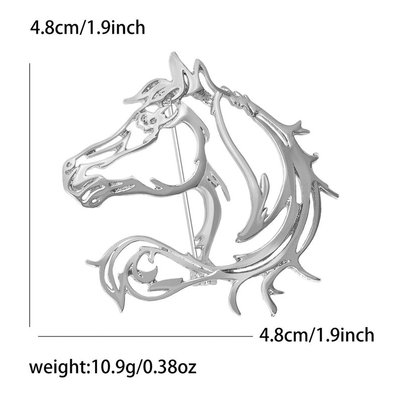 Get Rich Immediately," European and American Fashion, Twelve Zodiac Horse Pins, Accessories, Personalized Brooch with the Meaning of Immediate Success