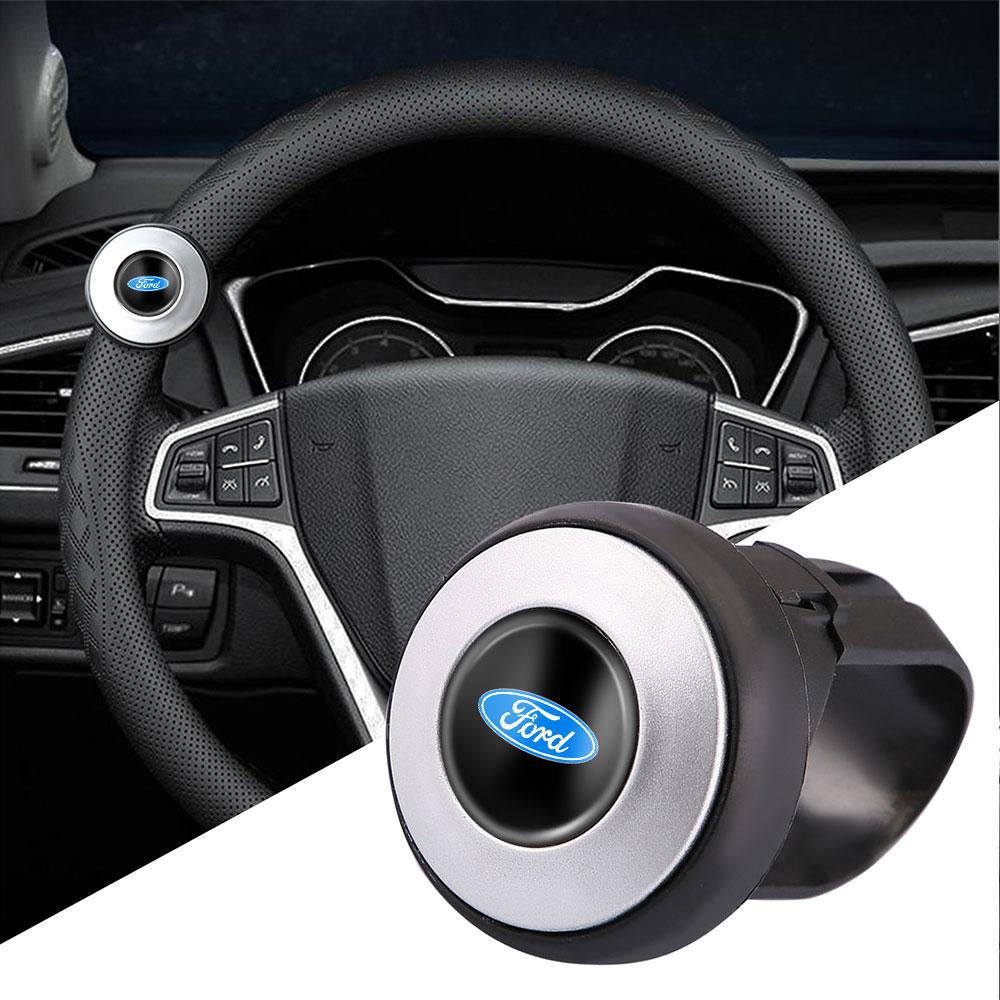 Car Steering Wheel Booster Spinner 360 Degree Duty Anti Slip Knob Handle Cover For Ford Focus Kuga Fiesta Mondeo Edge Mustang ST RM9