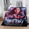 The Vampire Diaries Elena Poster Print Soft Flannel Throw Blanket Warm Sofa Couch Bed Home Decor Cover For Vampire Diaries Fans