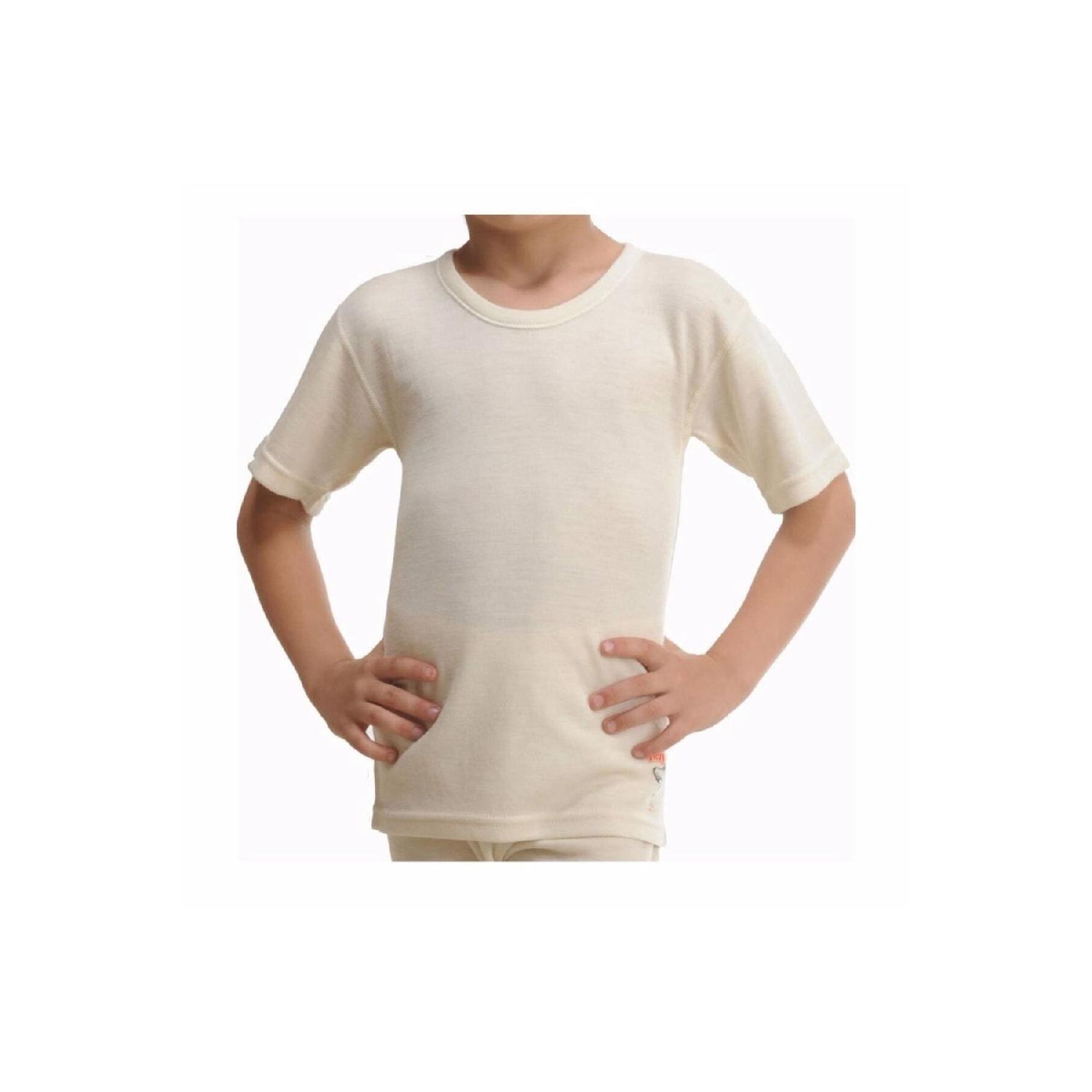 

Children s Wool Undershirt Absorbs Sweat And Keeps The Skin Dry 2 Pcs 7-8 Yaş екрю