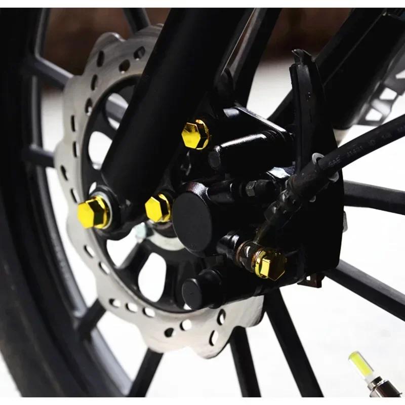 30pcs 1.4/1.2/1/0.8CM Motorcycle Modification Head Cover Accessories Screw Decorative Parts Nuts Nut Cover Accessories