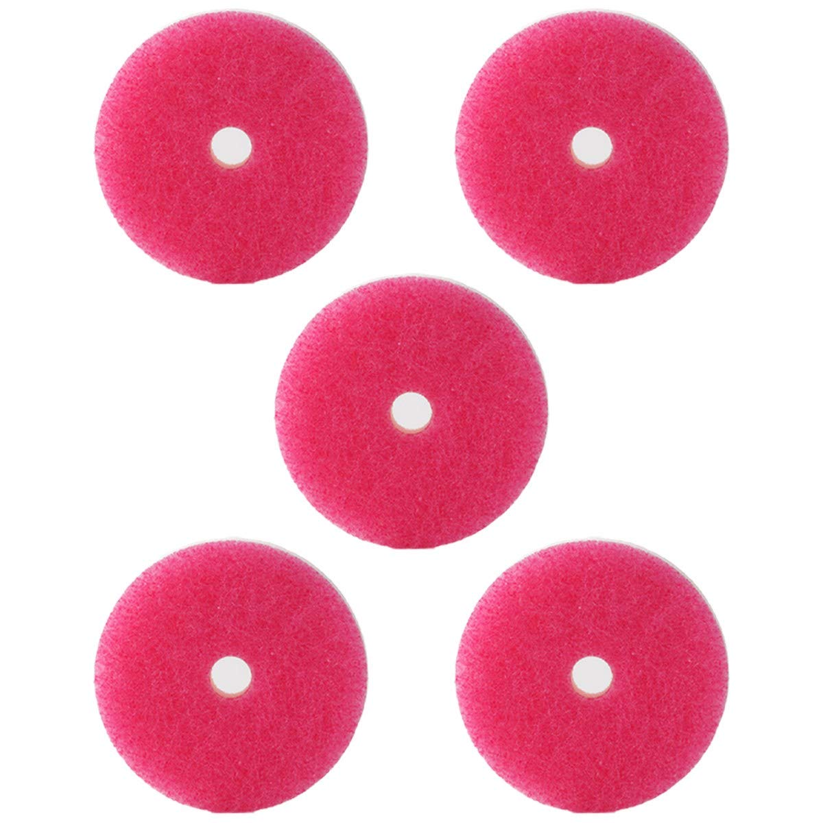 Marna POCO Kitchen Sponge Refills suction Deep Pack of 5 (without cups), Pink, K095DP, розовый