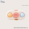 Rocket Spin Top Baby Soothing Toy with 3D Cartoon Design for Dining and Bath