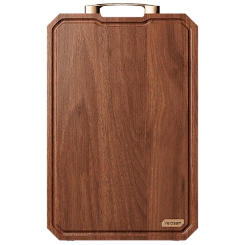 VELOSAN Spliced Ebony Solid Wood Chopping Board (Medium)