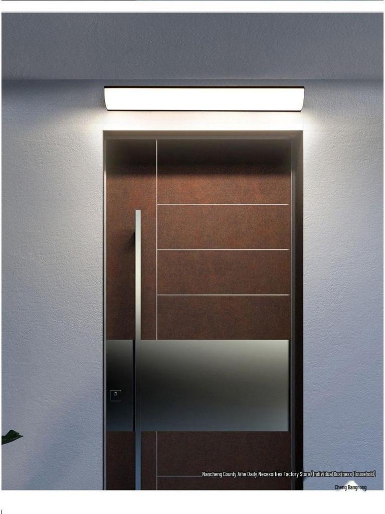 Outdoor LED Waterproof Wall Light - Super Bright Courtyard and Entrance Light for Balcony and Terrace