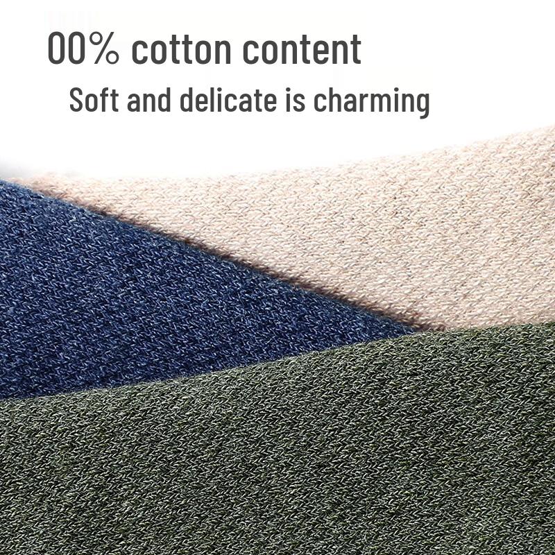 Langsha Men's Mesh Breathable Cotton Boat Socks