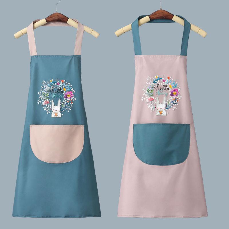 Women's Fashion Waterproof & Oil-Proof Apron: Stylish Kitchen and Cooking Workwear with Free Shipping