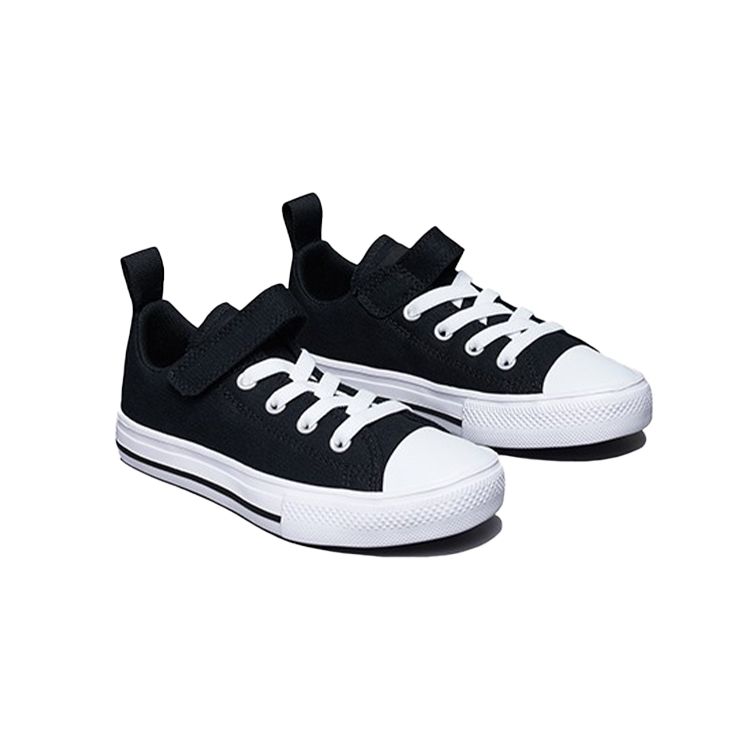 Converse Chuck Taylor All Star Canvas Comfortable Low Top Kids Canvas Shoes Black Kids Sneaker 671187C