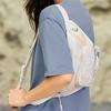 New LiNing Fabric Crossbody Bag, Fanny Pack, Sling Bag Unisex Ecru ABDS132-2