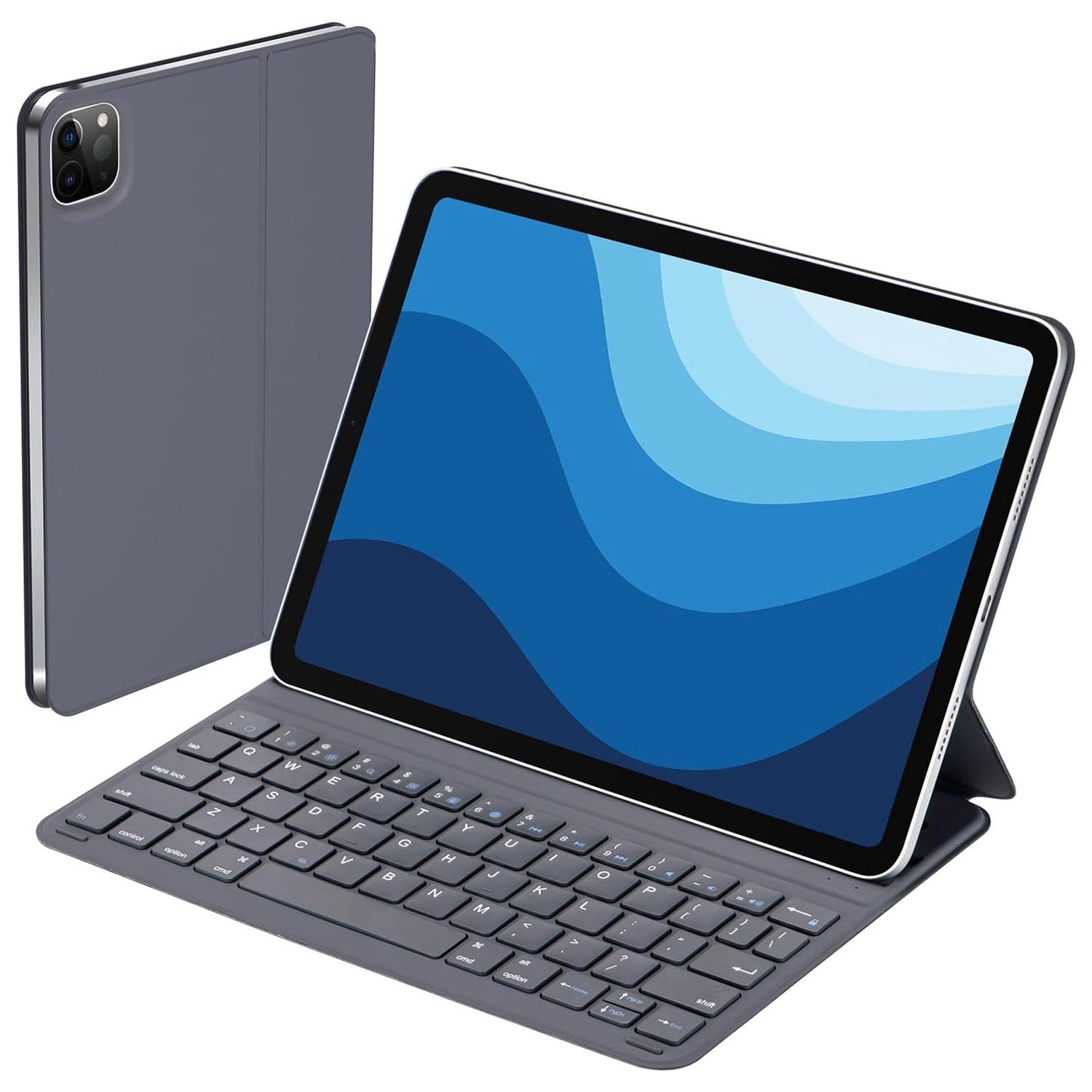 

1035 For iPad Air 11 (2025)/(2024)/Air (2020) (2022)/Pro 11 (2018)/(2020)/(2021)/(2022) Bluetooth-Compatible Keyboard Tablet Case Cover A