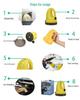 Electric Handheld Ice Scraper & Windshield Defroster with USB Charging