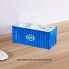 1:30 Scale Shipping Container Business Card Organizer Desk Stationery Storage Box Office Decor Pen Holder Creative Gift Ornament