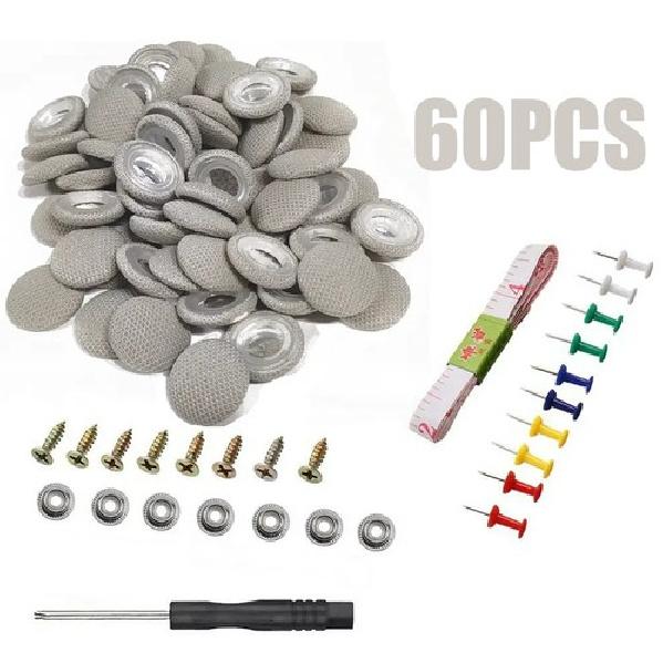 60X Car Roof Repair Rivets Headliner Button Snap Retainer Ceiling Fixing Buckle