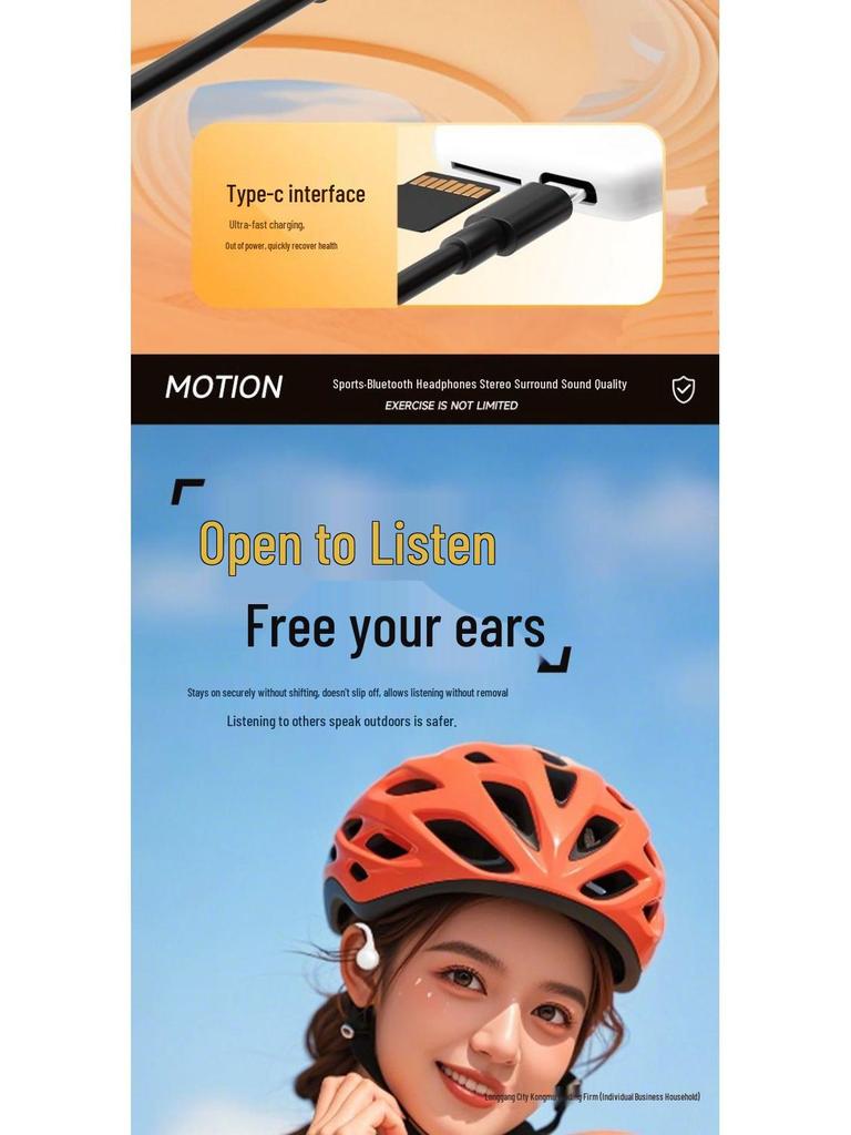 2025 Bone Conduction Bluetooth Headphones: Comfortable, Long Battery, Card Slot, Sports Earhooks