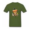 Crew Neck Teenage Clothing Simple Style For Mens Illuminati Pizza T Shirts Crew Neck Sale