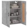 Wall Cabinet Concrete Grey 69.5x34x90 cm Engineered Wood