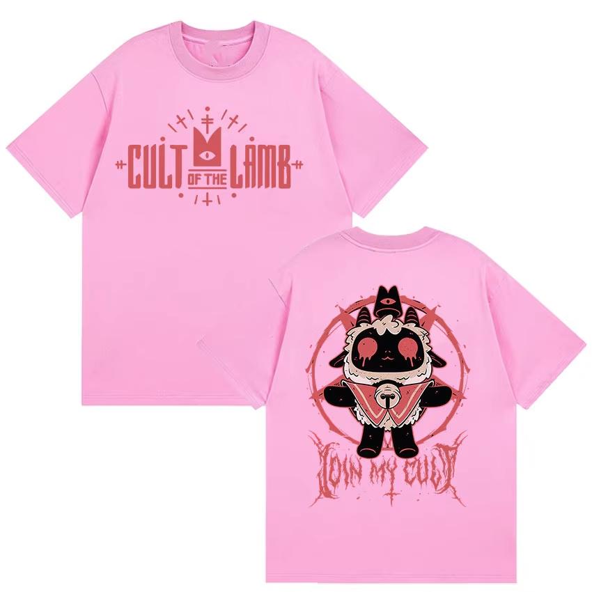 2026 Funny Cult Of The Lamb Game Graphic T Shirt Unisexs High Quality Fashion Vintage Tshirts Unisex Casua