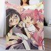 Madoka Magica Madoka and Homura Throw Blanket Stylish Decor Blanket Gift for Friends Roommate