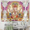 Indian God Ganesha Art Wall Tapestry Lord Ganesha Vinayaka Ganapati Statue Buddha Painting Religion Art Golden Elephant Decor