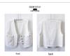 Women's Simple Casual White Denim Sleeveless Vest Jacket for Spring/Summer