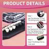 High Performances ABS Bridge Pins For Folk Guitars Ukuleles Ensuring Stable Tuning And Rich Harmonics