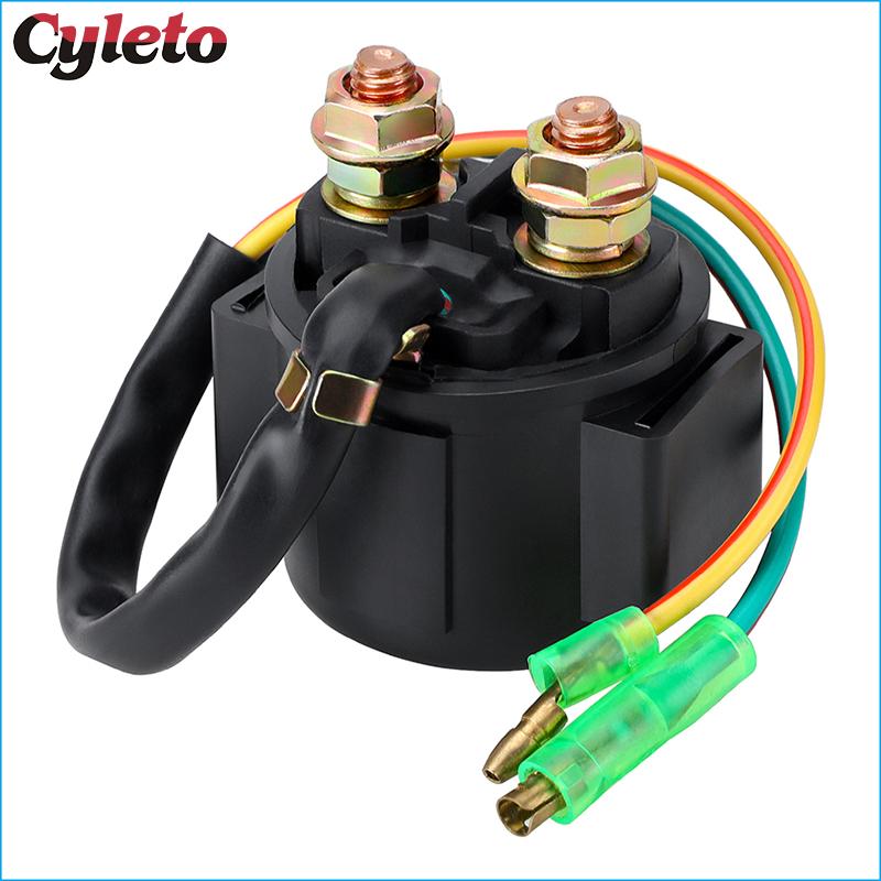 Motorcycle Starter Solenoid Relay for Honda ATC 125M ATC250ES CH125 FL350R FL400R NH80 Sportrax TRX 200 250 300 Fourtrax 350 400