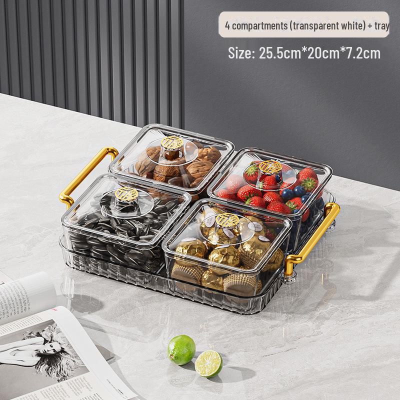 Nordic Light Luxury Fruit & Snack Platter for Living Room