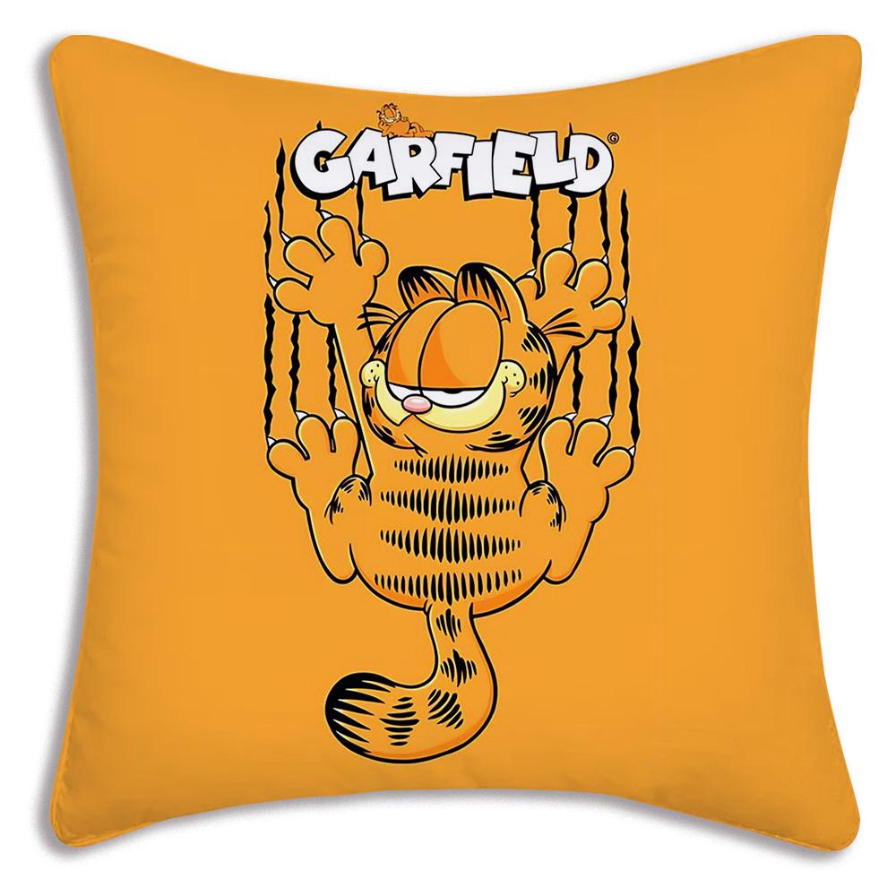 Cute Cartoon Garfields Pillow Covers Cartoon Sofa Decorative Home Double-sided Printing Short Plush Cute Cushion Cover