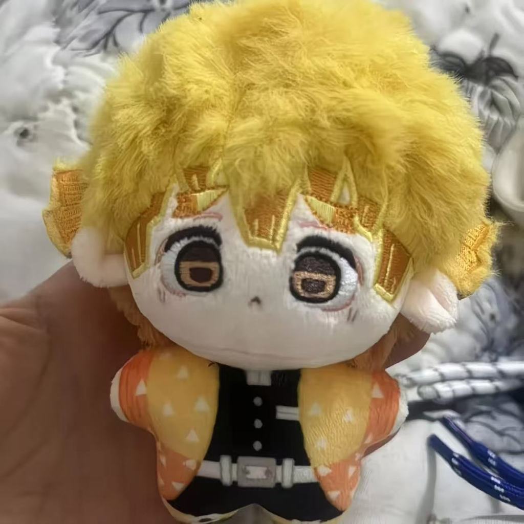 

Agatsuma Zenitsu Plush Doll With Soft Short Fleece For Anime Collectors Style 1